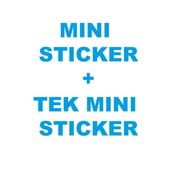 MINI STICKER + TEKLİ MINI STİCKER
