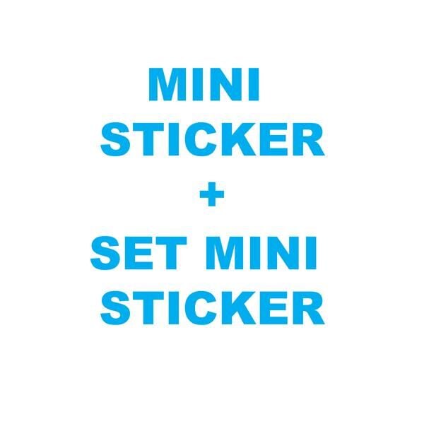 MINI STICKER + SET MINI STICKER