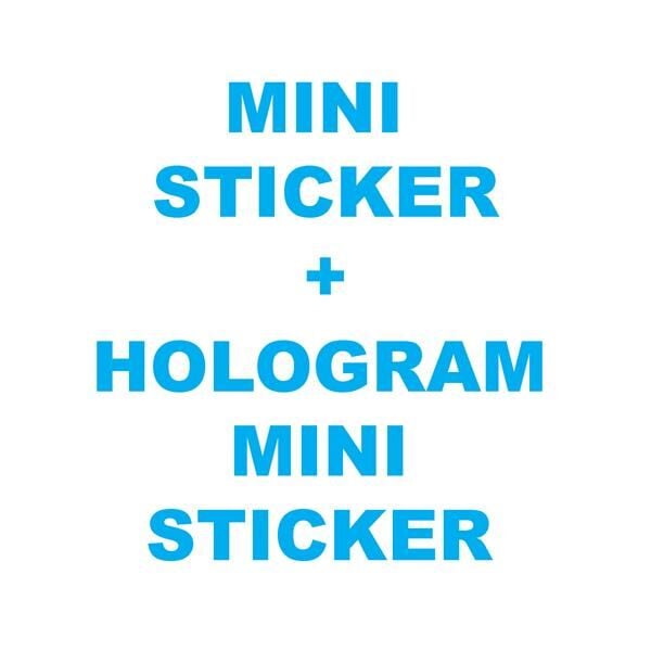 MINI STICKER + HOLOGRAM MINI STICKER