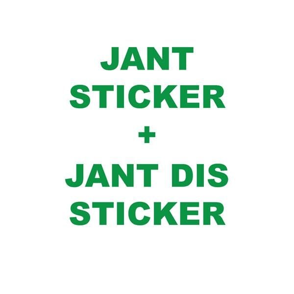 JANT STICKER + JANT DIS STICKER