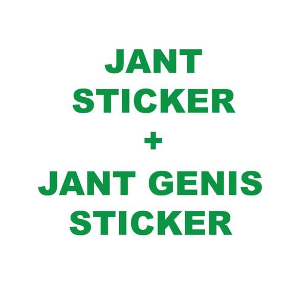 JANT STICKER + JANT GENIS STICKER