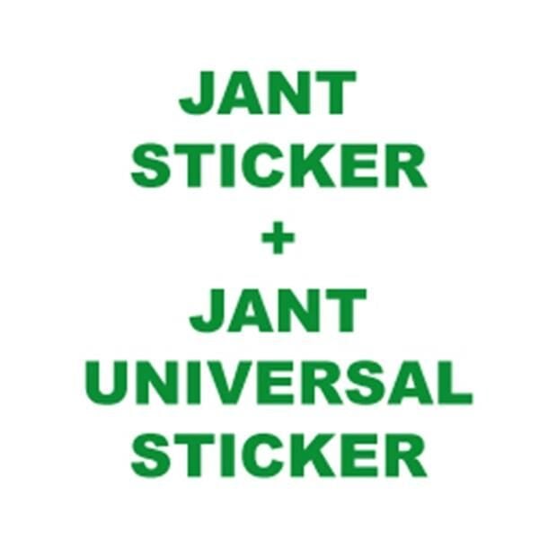 JANT STICKER + JANT UNIVERSAL  STICKER