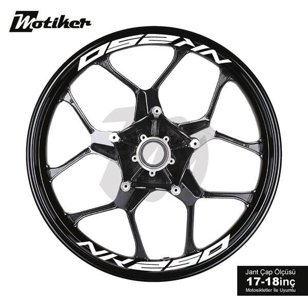 CFMOTO 250NK JANT İÇİ YAZI STİCKER ETİKET MODELİ BEYAZ