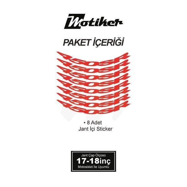 CFMOTO 450SR JANT İÇİ YAZI STİCKER ETİKET MODELİ NEON TURUNCU