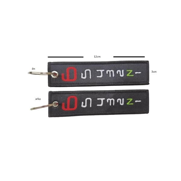 1N23456 Vites Kumaş Anahtarlık