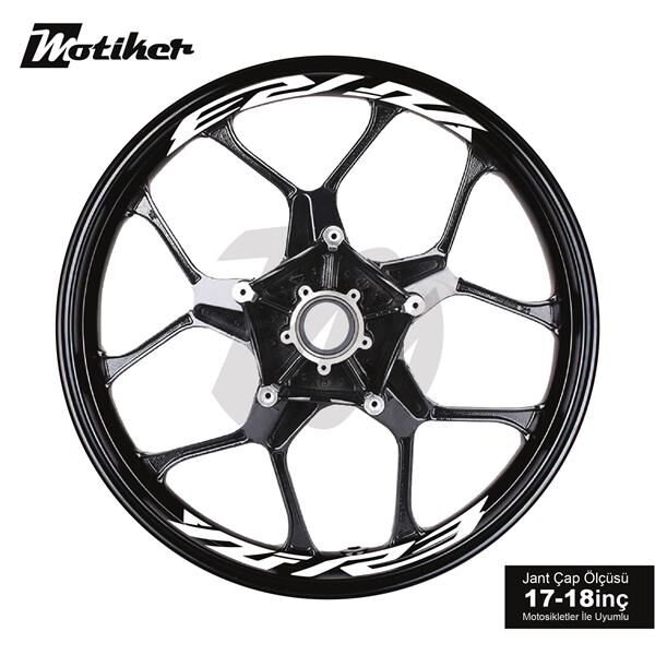 YAMAHA YZF-R3 JANT İÇİ YAZI STİCKER ETİKET MODELİ BEYAZ