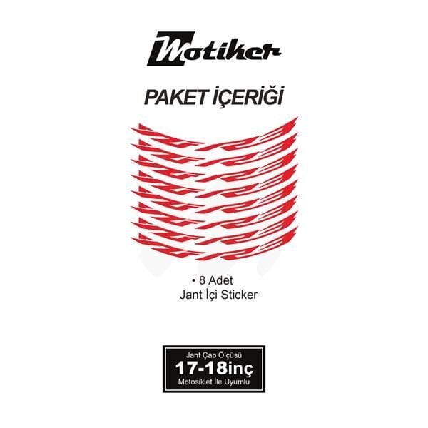 YAMAHA YZF-R3 JANT İÇİ YAZI STİCKER ETİKET MODELİ NEON TURUNCU