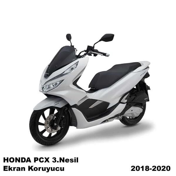 Honda PCX 3.Nesil 2018-2020 Motosiklet Ekran Km Koruyucu