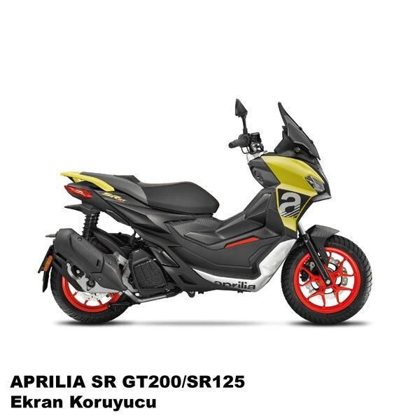 Aprilia SR GT200 / SR125 Motosiklet Ekran Km Koruyucu