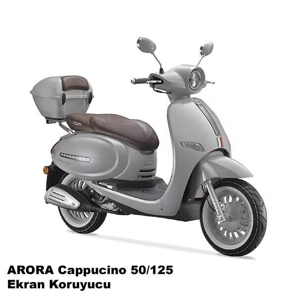 Arora Cappucino 50 / 125 Serisi Motosiklet Ekran Km Koruyucu