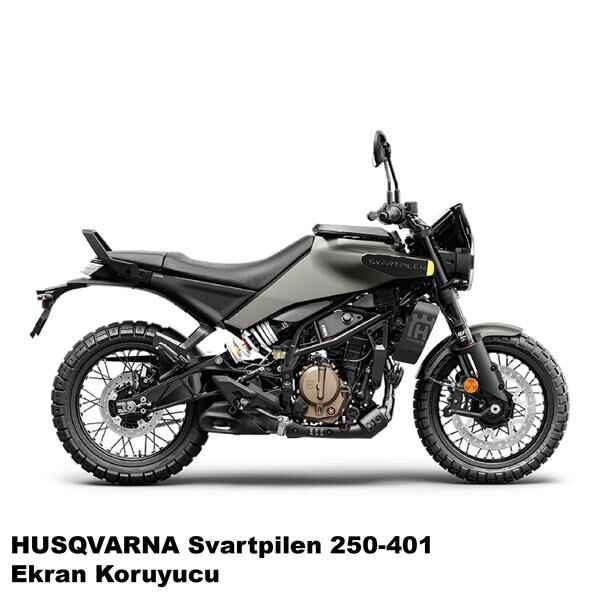 Husqvarna Svartpilen 250-401 Serisi Motosiklet Ekran Km Koruyucu