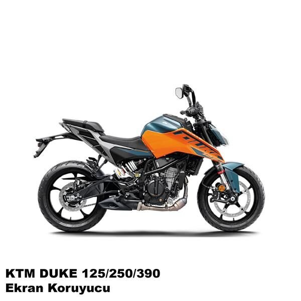 KTM Duke 125/250/390 Serisi 2024 Motosiklet Ekran Km Koruyucu