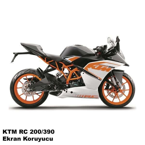 KTM RC 200/390 Serisi Motosiklet Ekran Km Koruyucu