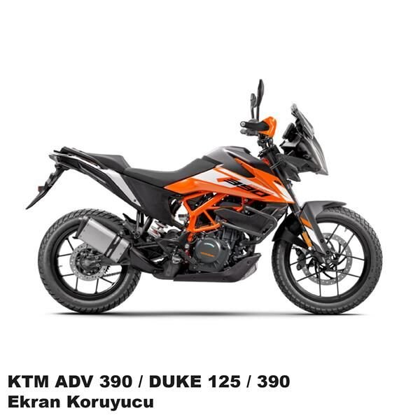 KTM ADV 390 / DUKE 125/390 Serisi Motosiklet Ekran Km Koruyucu
