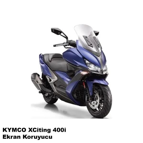 KYMCO Xciting 400i Serisi Motosiklet Ekran Km Koruyucu