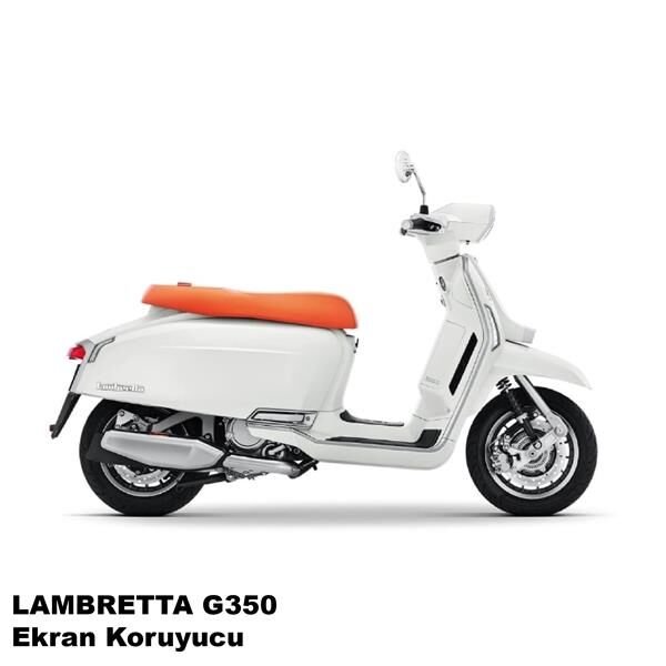 Lambretta G350 Serisi Motosiklet Ekran Km Koruyucu