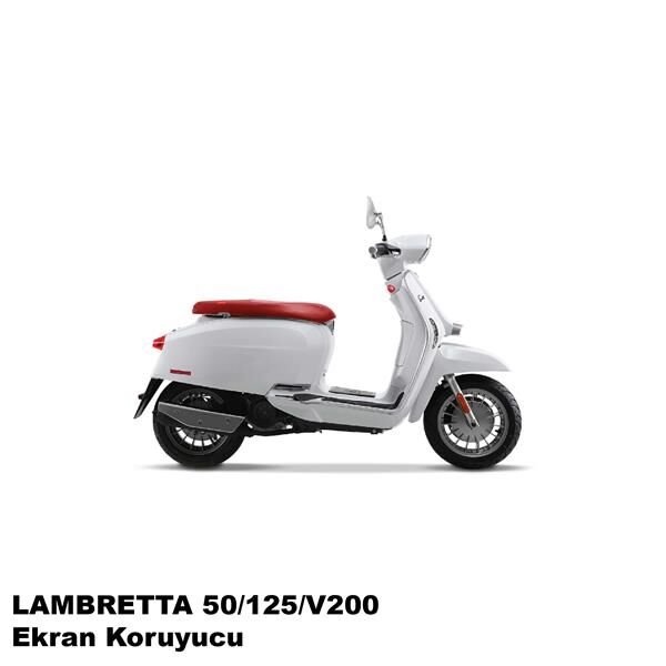 Lambretta 50/125/V200 Serisi Motosiklet Ekran Km Koruyucu