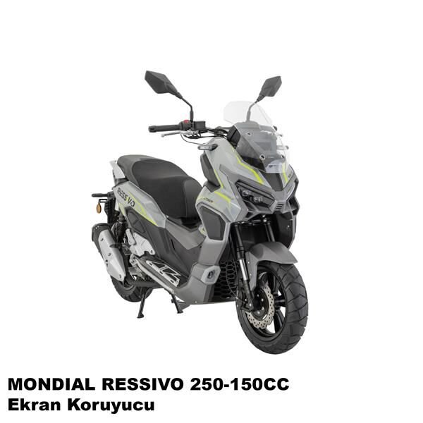 Mondial Ressivo 250cc-125cc uyumlu Serisi Motosiklet Ekran Km Koruyucu