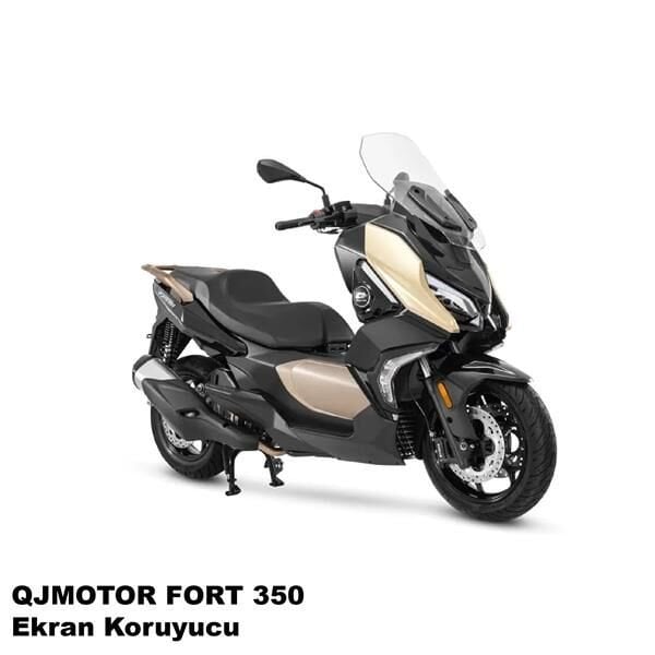 QJ Motor Fort 350 Serisi Motosiklet Ekran Km Koruyucu