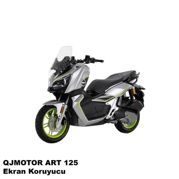 QJ Motor Art 125 Motosiklet Ekran Km Koruyucu