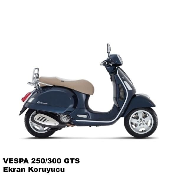 Piaggio Vespa GTS-250/300 Motosiklet Ekran Km Koruyucu