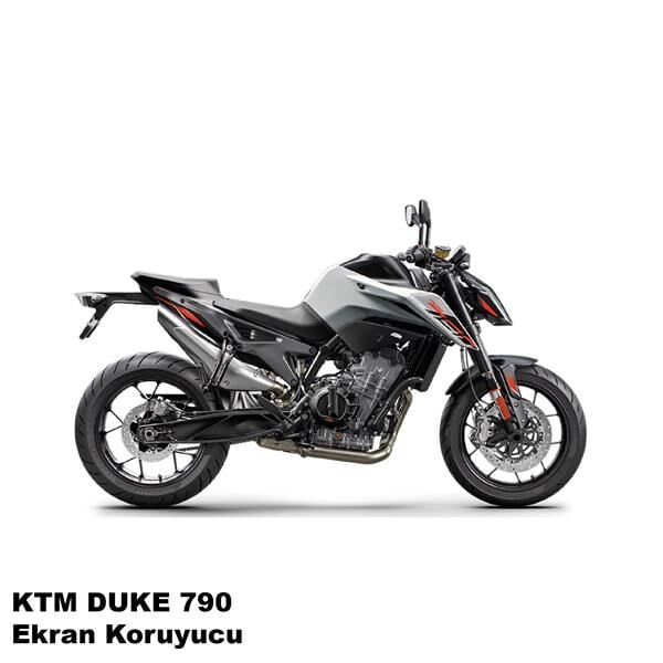 KTM Duke 790 Ekran KM Koruması Şeffaf PPF Folyo