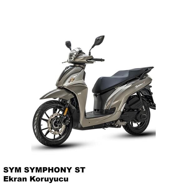 SYM Symphony ST Ekran KM Koruması Şeffaf PPF Folyo