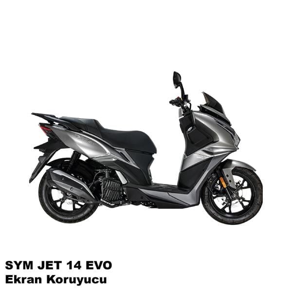 SYM Jet 14 Evo Ekran KM Koruması Şeffaf