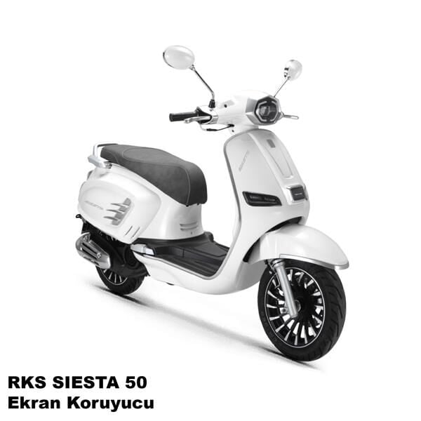 RKS Siesta 50 Motosiklet Ekran Km Koruyucu