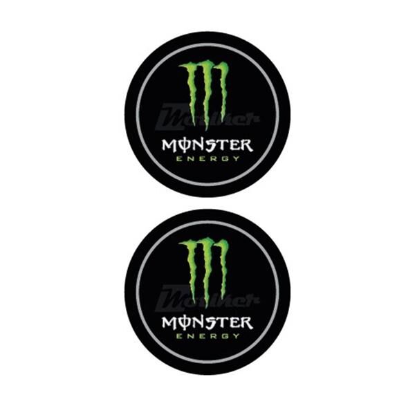 Monster İkili Damla Logo Sticker