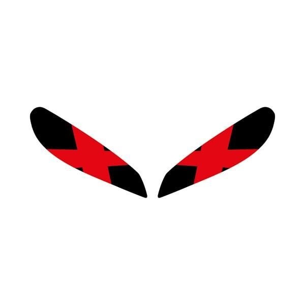 CFMOTO 250SR FAR STICKER KIRMIZI ÇARPI