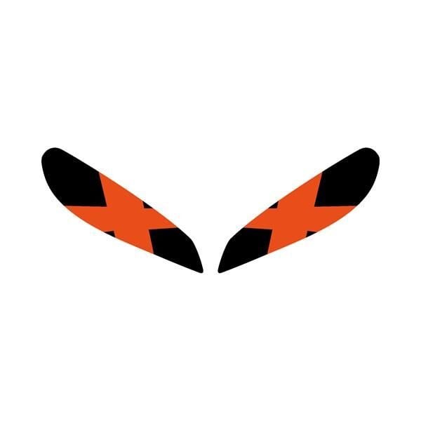 CFMOTO 250SR FAR STICKER TURUNCU ÇARPI