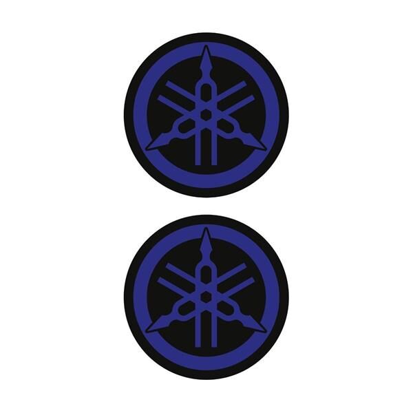 Yamaha Mavi Siyah Koruma Takozu Damla Sticker Modeli