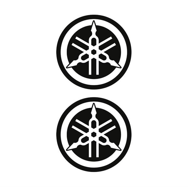 Yamaha Beyaz Koruma Takozu Damla Sticker Modeli