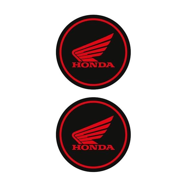 Honda Siyah Kırmızı Koruma Takozu Damla Sticker Modeli