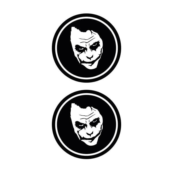 Joker Beyaz Koruma Takozu Damla Sticker Modeli