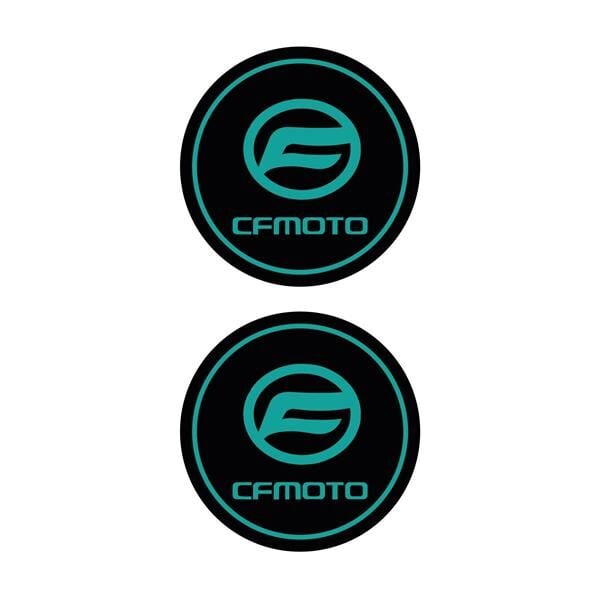 Cf Moto Turkuaz Koruma Takozu Damla Sticker Modeli