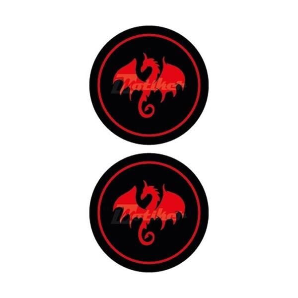 Red Dragon Damla Logo Sticker