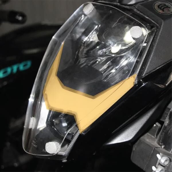 CF MOTO NK250 2018-2024 Ön Far Led Üstü Yarı Şeffaf Etiket Modeli Sarı