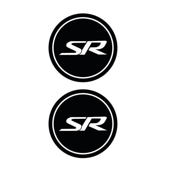 Cf Moto SR Yazılı Koruma Takozu Motosiklet Damla Sticker Modeli Beyaz