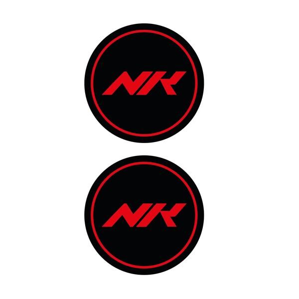 Cf Moto NK Yazılı Koruma Takozu Motosiklet Damla Sticker Modeli Kırmızı