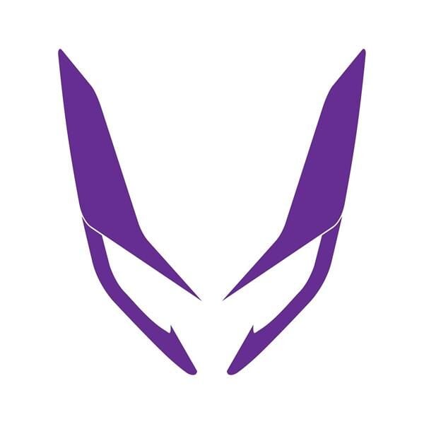 Honda PCX Ön Far Kaşı Şeffaf Sticker Mor