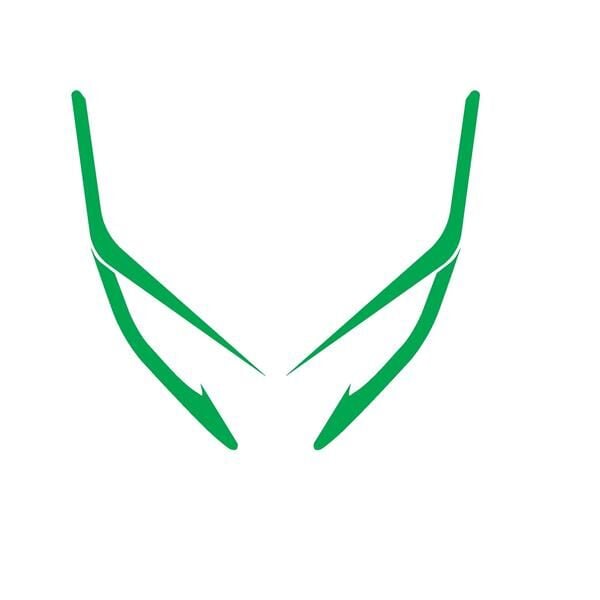 Honda PCX Ön Far Kaşı Şeffaf Sticker Model 2 Yeşil