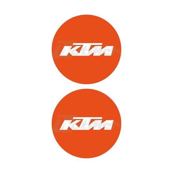 KTM Yazılı Koruma Takozu Motosiklet Damla Sticker Modeli Turuncu