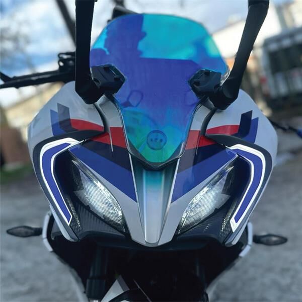 CF Moto 250SR Lacivert Far Sticker
