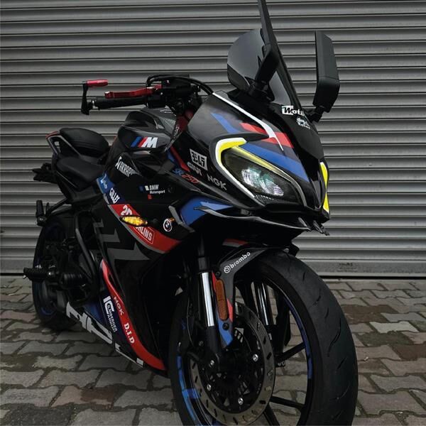 CF Moto 250SR Sarı Far Sticker