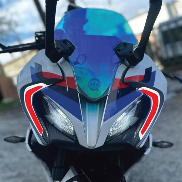 CF Moto 250SR Kırmızı Far Sticker