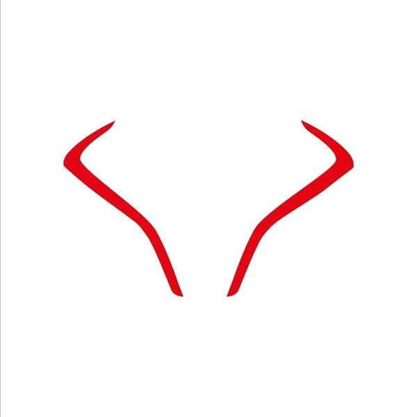 CF Moto 450SR Kırmızı Far Led Sticker Etiket Modeli