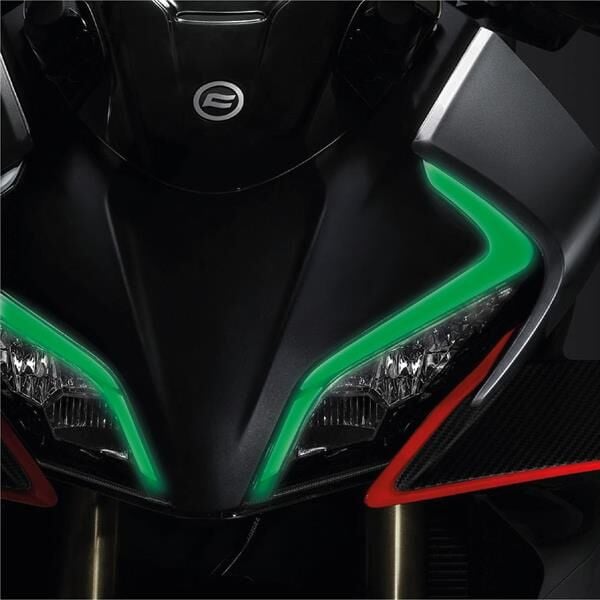 CF Moto 450SR Yeşil Far Led Sticker Etiket Modeli