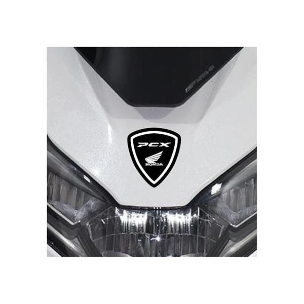Honda PCX Ön Cam Siperlik Damla Sticker Etiket Modeli Beyaz